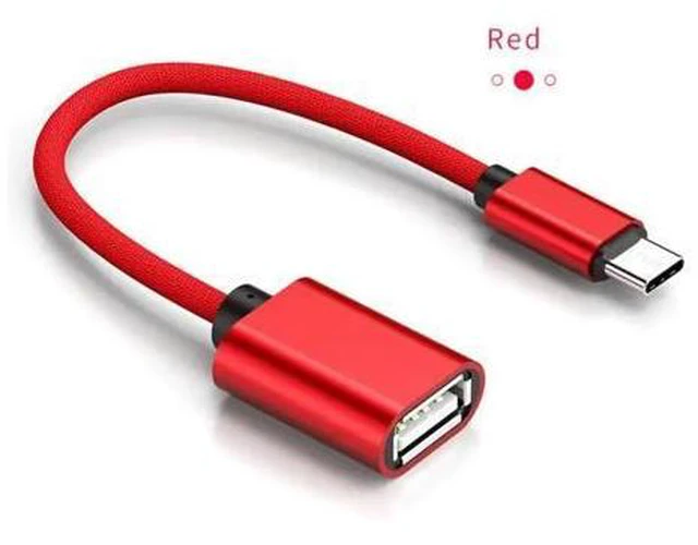 Alt view image 5 of 5 - Male to OTG Female adapter Type C OTG Cable For S9 S10 usbc MicroUSB Mirco for OTG charging cable adaptor cord