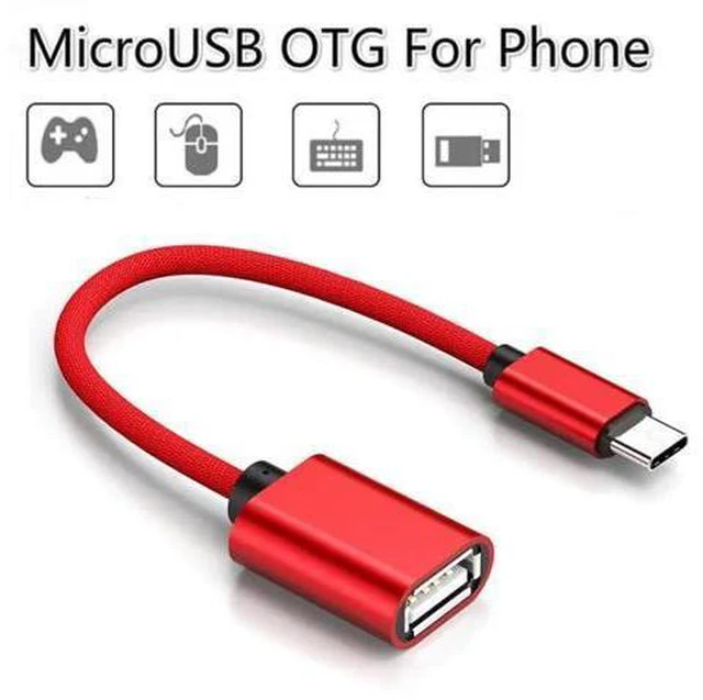 Main image of Male to OTG Female adapter Type C OTG Cable For S9 S10 usbc MicroUSB Mirco for OTG charging cable adaptor cord