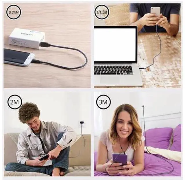 Alt view image 5 of 5 - C Charger Cable 3 m Meter Cable Fast Charging Type C For 9 Galaxy S20 Ultra S10 5g PLUS Note 10 Lite