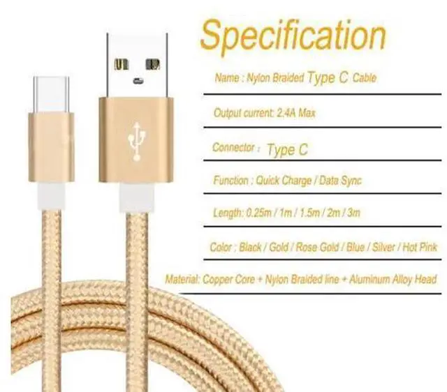 Alt view image 2 of 5 - C Charger Cable 3 m Meter Cable Fast Charging Type C For 9 Galaxy S20 Ultra S10 5g PLUS Note 10 Lite