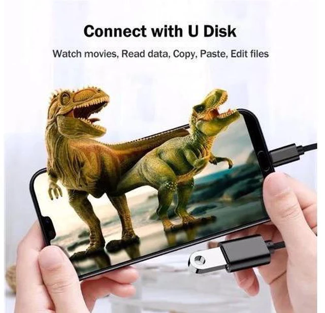 Alt view image 3 of 5 - to Type-C OTG Adapter Cable for Mi 9T 8 9 10 Pro Lite SE Mi 5 6 A1 A2 A3 Mix 3 Poco F1 X2 F2 Pro C OTG Converter