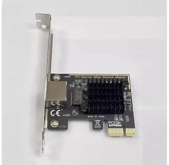 Alt view image 2 of 4 - Pcie single-port 5G network adapter PXE diskless startup gaming network adapter Realtek RTL8126