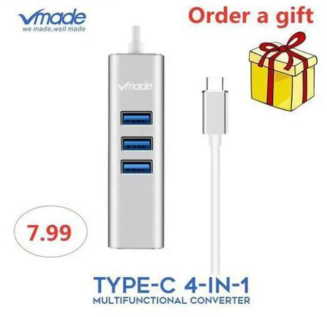 Main image of USB 3.0 Hub High Speed USB3.0 to RJ45 Ethernet Adapter USB Splitter 1000Mbps Network Card for Macbook Laptop PC Tablet