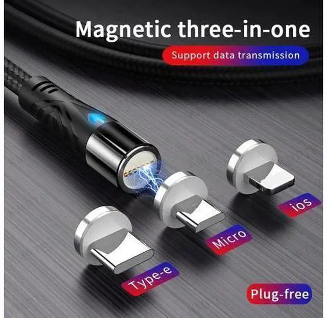 Alt view image 4 of 5 - 5A Type C Magnetic Cable Micro USB Cable For iPhone 11 Pro Max 5A Fast Charging For P40 Fast Charger Magnetic Cable