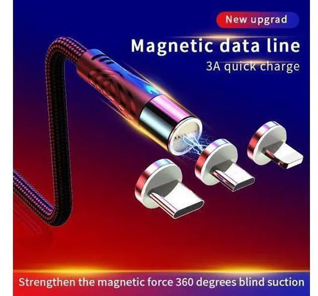 Alt view image 2 of 5 - 5A Type C Magnetic Cable Micro USB Cable For iPhone 11 Pro Max 5A Fast Charging For P40 Fast Charger Magnetic Cable