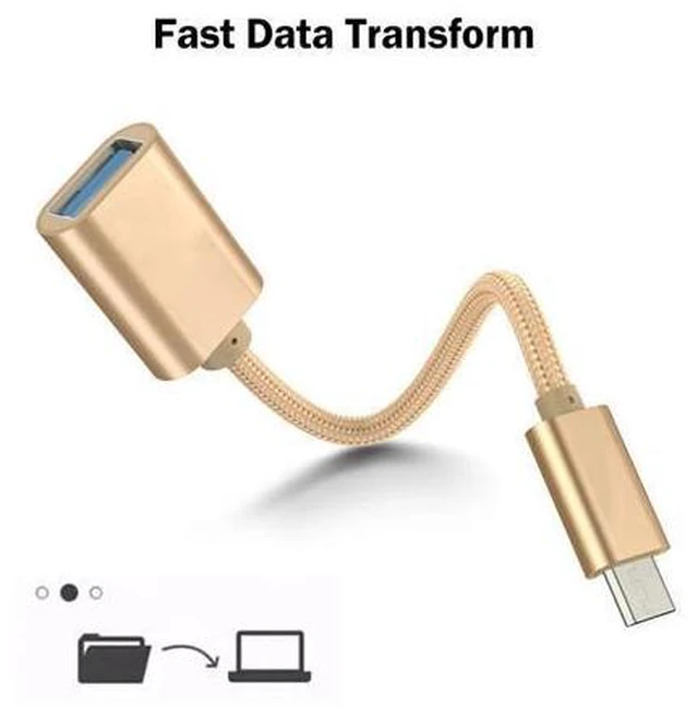Alt view image 4 of 5 - to Type-C OTG Adapter Cable for Mi 9T 8 9 10 Pro Lite SE Mi 5 6 A1 A2 A3 Mix 3 Poco F1 X2 F2 Pro C OTG Converter
