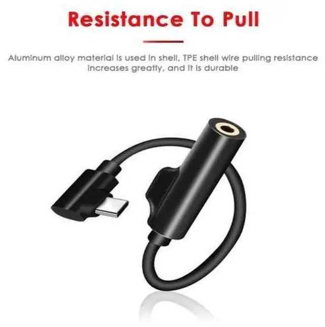 Alt view image 5 of 5 - 1PC Type C To 3.5mm Headphone Jack 3.5 AUX USB C Cable For P30 Pro Mi 9 8 Se 7 Pro Audio USB C Adapter