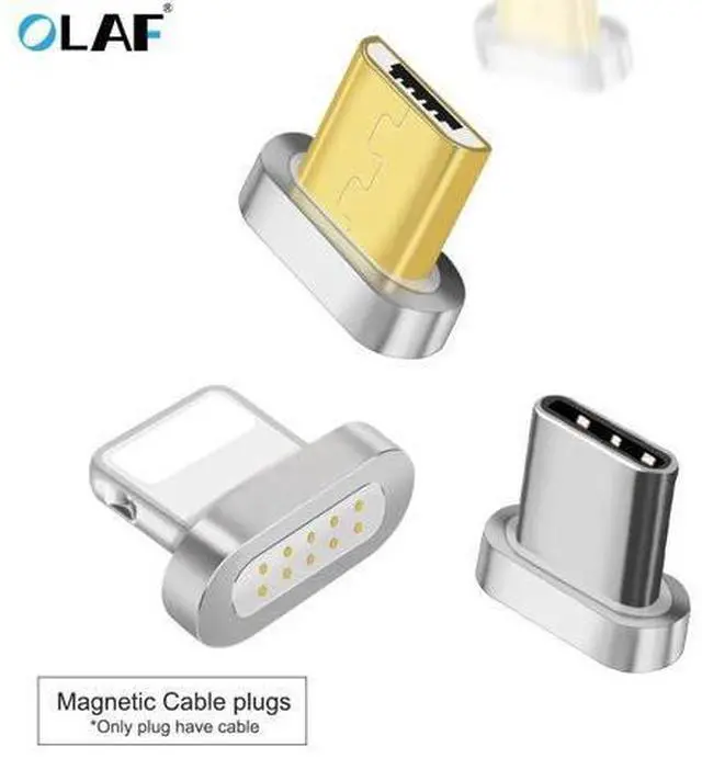 Main image of Magnetic Cable plug Micro USB C Type C 8 pin Fast Charging Adapter For iPhone Microusb Type-C Magnet Charger cord plug