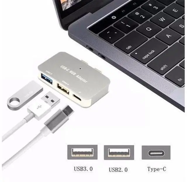 Main image of C To USB 3.0 High Speed Hub Adapter With PD Port For MacBook Pro 13 15 inch