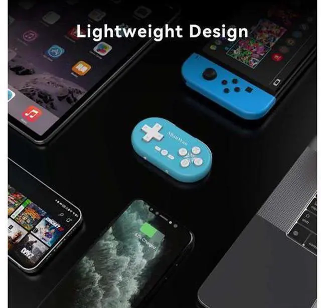 Alt view image 3 of 4 - ShanWan Bluetooth Gamepad Keychain Sized Mini Controller for Switch, Windows, Android, iOS & PS4Kabrilan
