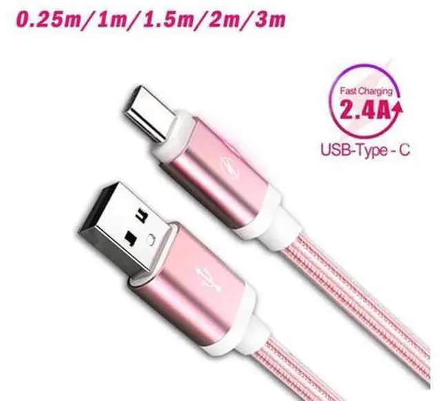 Main image of Type C Fast Charge Cable For Galaxy S10 A50 Note 10 Plus 3m 2m Cable Typec Cabo -c For Mi A3 9 Pro MI9