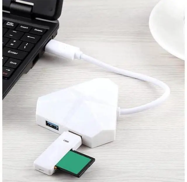 Alt view image 4 of 4 - Resistant With LED Light Extension Cable 4 Port Splitter Universal Portable Charger Stable High Speed USB Hub Plug And Play