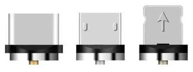 Alt view image 2 of 5 - Micro USB Type C Cable For IPhone Android Mole Phone Fast Charging USB Cable Magnet Charger Wire Cord