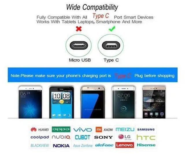 Alt view image 4 of 5 - Type C Cable Fast Charging Led Light Cable Cord for Galaxy Note 10 S10 Lite A71 A51 S20+ 5G Cavo c Kabel 2meter
