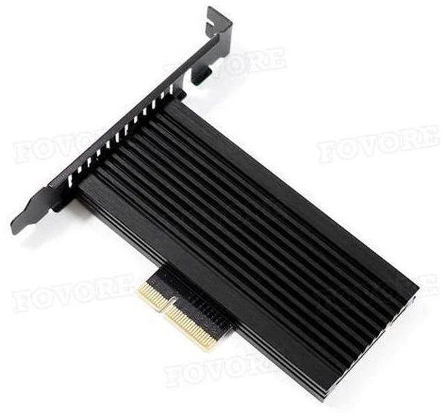 Alt view image 2 of 6 - M.2 PCI express adapter NVMe 2280 SSD M.2 m key NGFF to PCI express X4 adapter M2 PCI-e converter Card with Heat sink heatsink