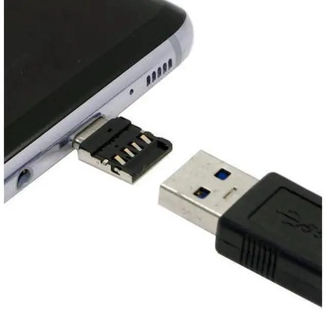 Alt view image 4 of 5 - Type-C USB-C to USB 2.0 OTG Adapter for Mi8 Mi 8 Galaxy S9 Plus S8 6 Cell Phone Type C Cable