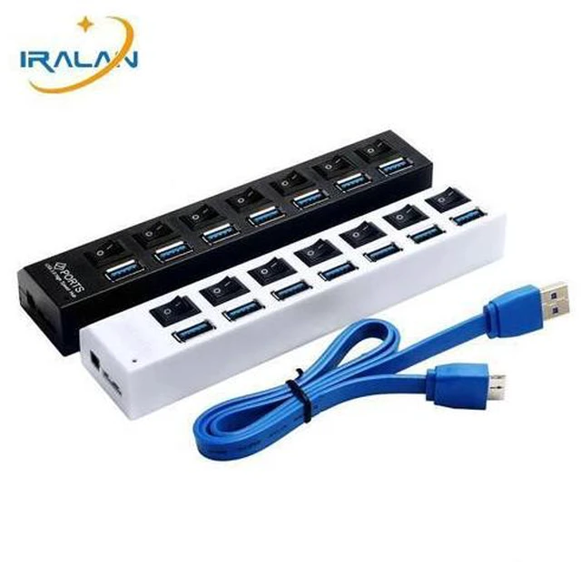 Main image of 3.0 HUB Multi Splitter 4/7 Ports Expander Multiple 3 Hab Adapter 3.0 Hub With Switch For PC Laptop Computer 2020