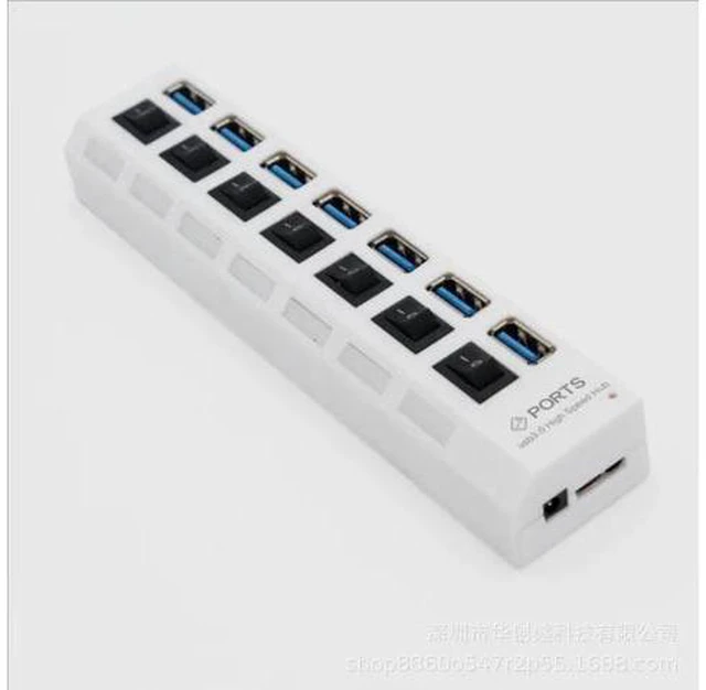 Alt view image 5 of 5 - 3.0 HUB Multi Splitter 4/7 Ports Expander Multiple 3 Hab Adapter 3.0 Hub With Switch For PC Laptop Computer 2020