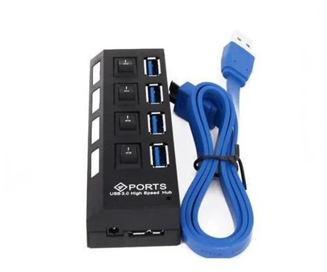 Alt view image 4 of 5 - 3.0 HUB Multi Splitter 4/7 Ports Expander Multiple 3 Hab Adapter 3.0 Hub With Switch For PC Laptop Computer 2020