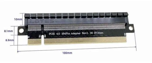 Alt view image 4 of 5 - PCI-E X16 Adapter Card PCI-E X16 Interface Protection Card PCI-E X16 164-Pin Graphics Card Test Protection Card (X16)