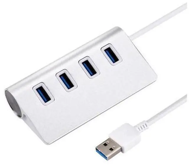 Alt view image 2 of 4 - 2019 HOT USB 3.0 4-Port Multi HUB Splitter Aluminum Adapter High Speed For PC Laptop Mac#T2