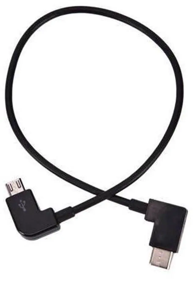 Alt view image 2 of 4 - 1PC Micro USB to Type C Micro USB Cable 90 Degree OTG Cable Cord For Portable DAC Digital Amplifier