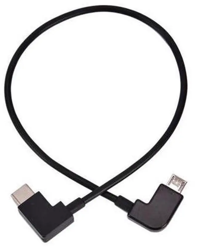 Alt view image 3 of 4 - 1PC Micro USB to Type C Micro USB Cable 90 Degree OTG Cable Cord For Portable DAC Digital Amplifier