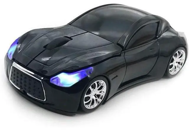Main image of Wireless Car Mouse 2.4Ghz 3D DPI 1600 Cool Sport USB Gaming Mouse Mice for PC Computer Laptop Notebook Black