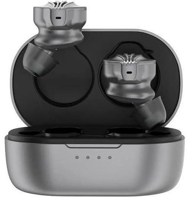 Alt view image 2 of 7 - FiiO FW3 True Wireless Earbud, Bluetooth 5.2 LDAC/aptX Adaptive, 10mm Drivers with Big Bass, App for Custom EQ, 21H Playtime (Grey)