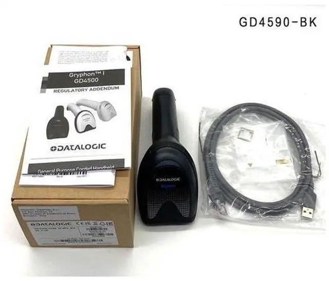 Alt view image 3 of 6 - Dat,alogic Gryphon GD4590-BK Handheld 2D/1D Barco,de Scann,er Reader with USB Cable