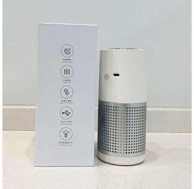 Alt view image 5 of 5 - QURO Wholesale Car HEPA Filter air Purifier Desktop H13 air Cleaner air Purifier Electric Purifier for Car