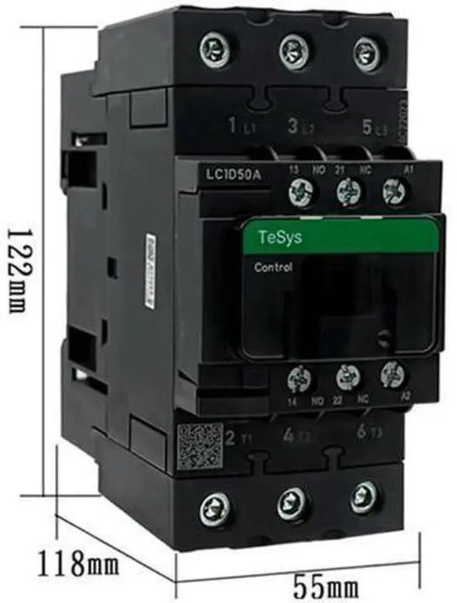 Alt view image 2 of 2 - 40A 50A 65A AC Contactor Elevator LC1D40A LC1D50A LC1D65A 220V LC1D 24V 220V 110V 380V 48V 36V(LC1D65A,1NO1NC_110V)