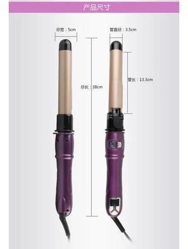 Alt view image 5 of 6 - 2 in 1 Curling Iron Wand Hair Curler Auto Curling Iron Women's Hair Styling Hair Curler Wand Curling Iron