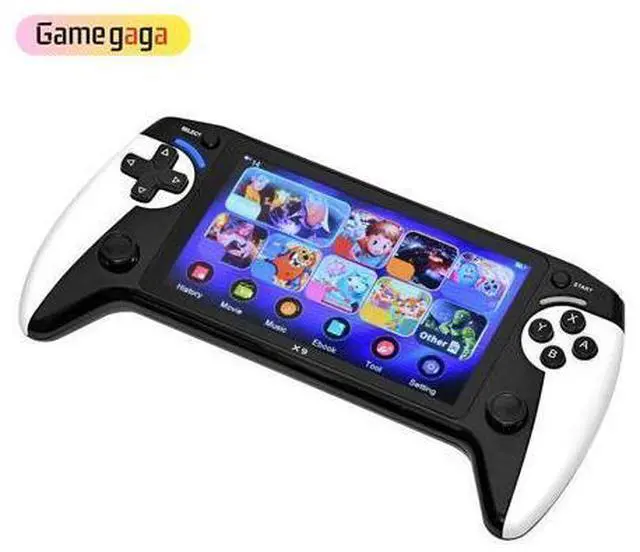 Alt view image 2 of 6 - X9 Handheld Game Console 1500mah 5.5 Inch HD Screen Portable Retro Video Game Console Multifunctional PK Project X Console