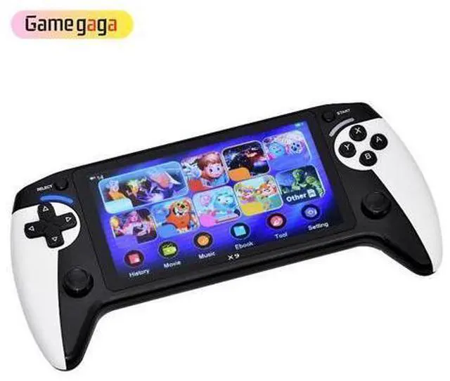 Alt view image 5 of 6 - X9 Handheld Game Console 1500mah 5.5 Inch HD Screen Portable Retro Video Game Console Multifunctional PK Project X Console