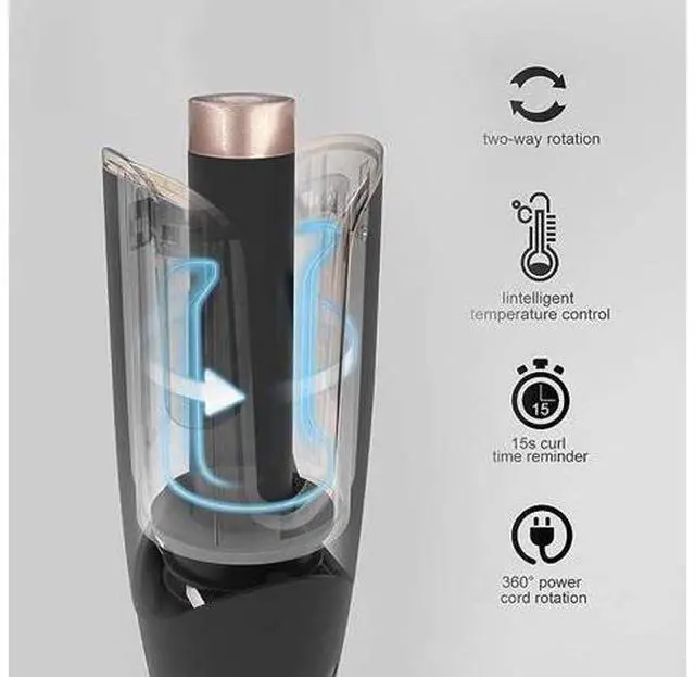 Alt view image 6 of 7 - Professional Automatic Hair Curler Rotating Ceramic Auto Curling Iron for Hair Styling