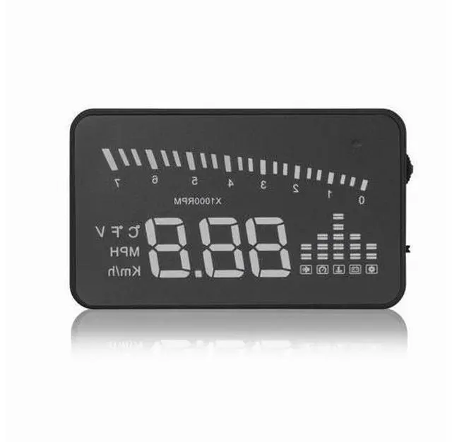 Alt view image 2 of 6 - Vehicle X5 Smart Hud Display Digital Mini Car Dashboard Heads up Display Windshield Speedometer Projector