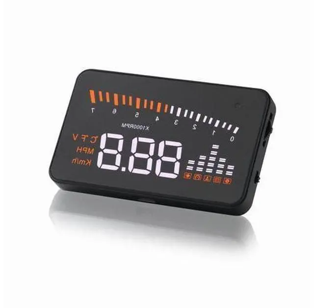 Alt view image 5 of 6 - Vehicle X5 Smart Hud Display Digital Mini Car Dashboard Heads up Display Windshield Speedometer Projector