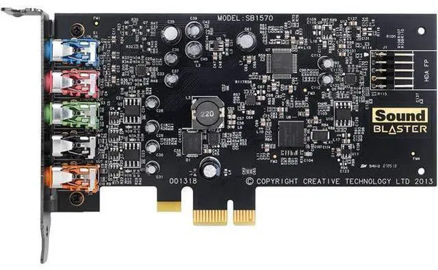 Alt view image 5 of 7 - Creative Sound Blaster Audigy FX PCIe 5.1 Sound Card with High Performance Headphone Amp