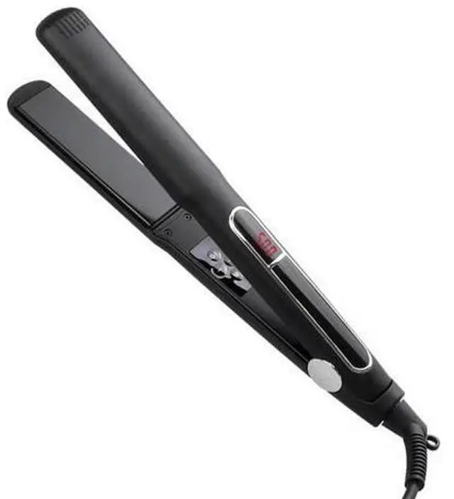 Alt view image 4 of 5 - Ceramic Straightening Hairsplint Negative Ion Electric Ironing Board Digital Display Intelligent Temperature Control Household 24mm EU