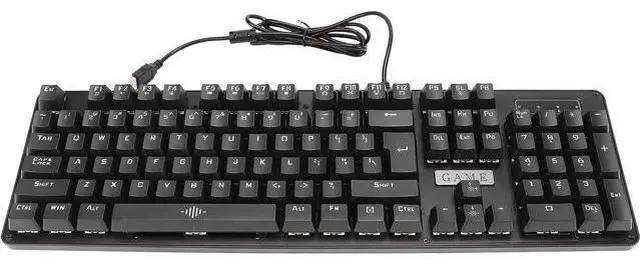 Main image of VBESTLIFE 104 Keys Mechanical Keyboard Blue Switch Wired USB Computer Mechanical Keyboard, RGB Backlight Mechanical Keyboard Suspended Keycaps Full Key Gaming Keyboard for Computer,Gaming
