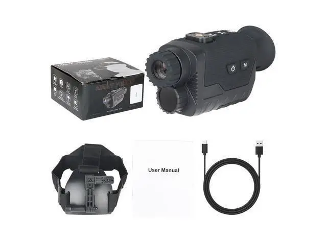 Alt view image 7 of 7 - NV8260 8X Digital Zoom 400M 4K 1080P HD Night Vision Head-Mounted Monocular USA