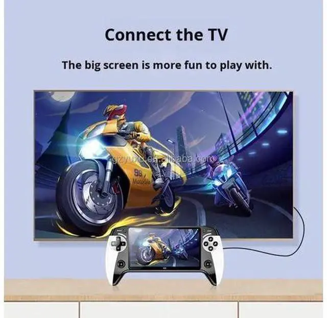 Alt view image 3 of 6 - X9 5.0 Inch Android Handheld Game Console 480x320 Resolution 2000mAh Battery Retro Classic Games Portable Gaming Player