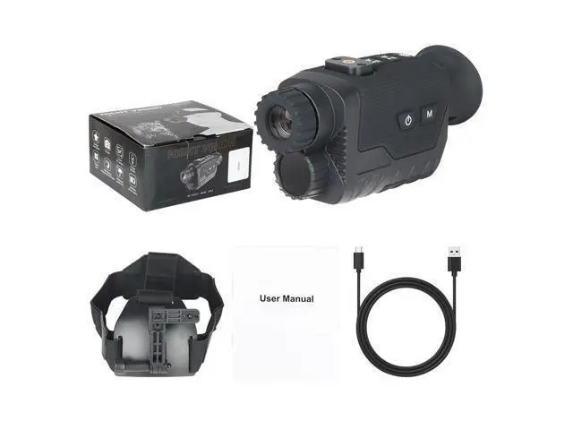 Alt view image 6 of 7 - NV8260 36MP 400m 8X Head Mounted Night Vision Infrared Monocular With Battery US