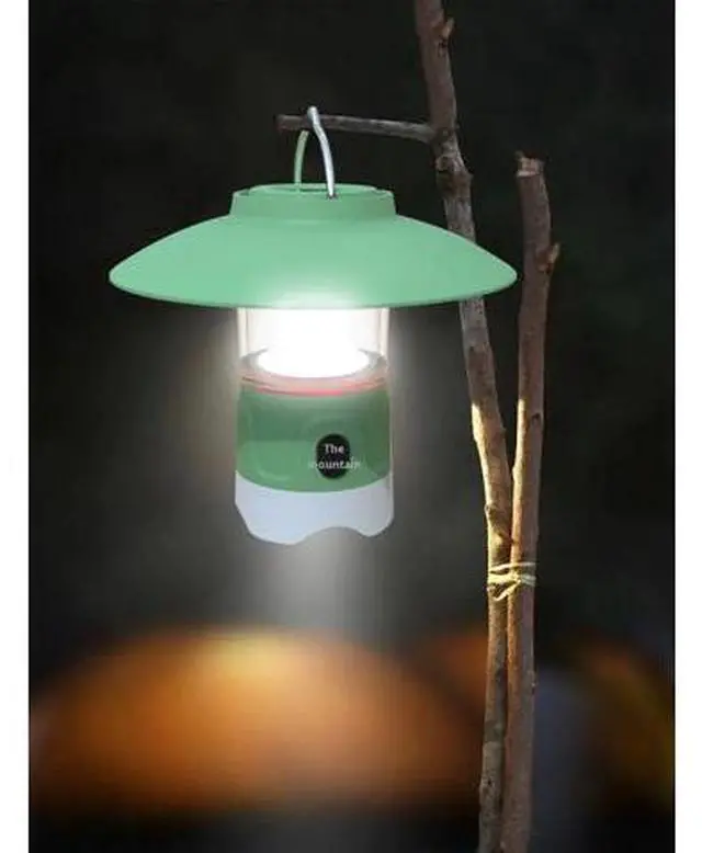 Alt view image 5 of 5 - Emergency Solar Waterproof Powerful Flashlight Work Light Lantern Rechargeable Hanging Led Camping Lamps High-end zinc alloy base including stand