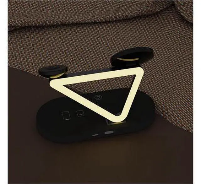 Alt view image 4 of 4 - Desk Lamp Atmosphere Light 15W PD Fast Charger Magnetic Phone Charger Stand Wireless Charger