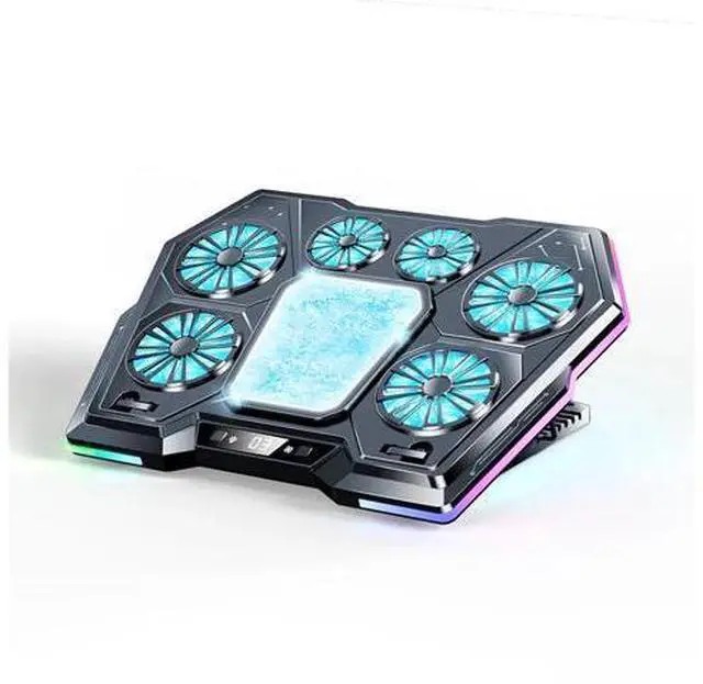 Main image of LZ-D13 Game Cooling Pad 6-core Fan Air-Cooled Laptop Cooler Adjustable Bracket Digital Display Stock ABS PP 14.1-21inch