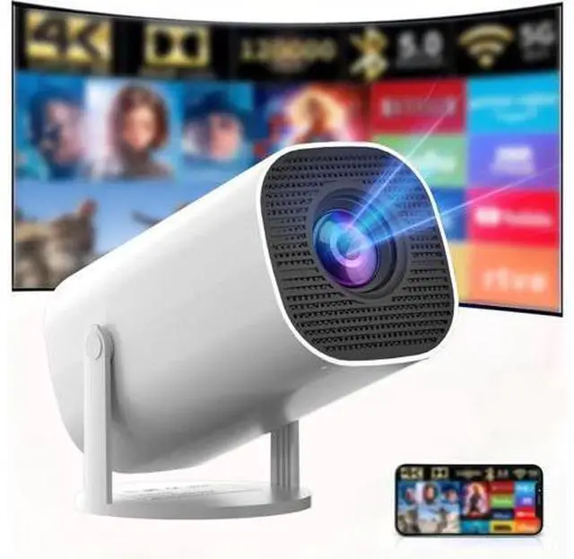 Main image of QURO HY800 Portable Projector with WiFi Mini Smart Home Theater Cinema LCD Display 4k 1080P Video Projecteur Android Proyector
