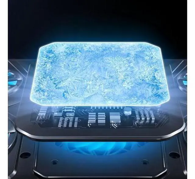 Alt view image 5 of 7 - LZ-D13 Game Cooling Pad 6-core Fan Air-Cooled Laptop Cooler Adjustable Bracket Digital Display Stock ABS PP 14.1-21inch