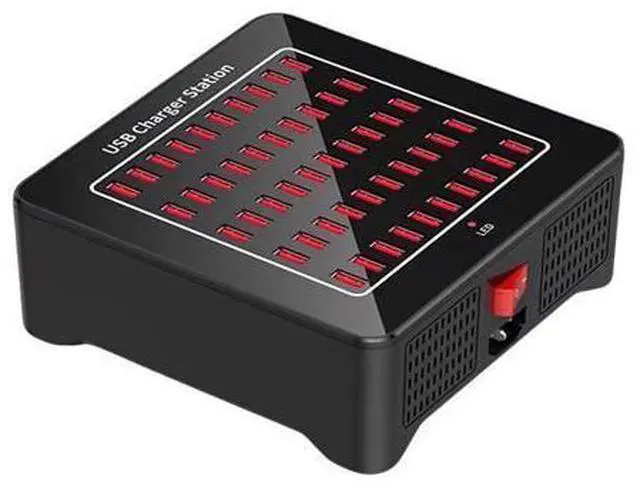 Main image of SOEWIOU 50-Port USB Charging Station, 250W High Power Multiple Device Charger Hub Desktop Charging Solution for Office Studio Smartphone Bulk Charging